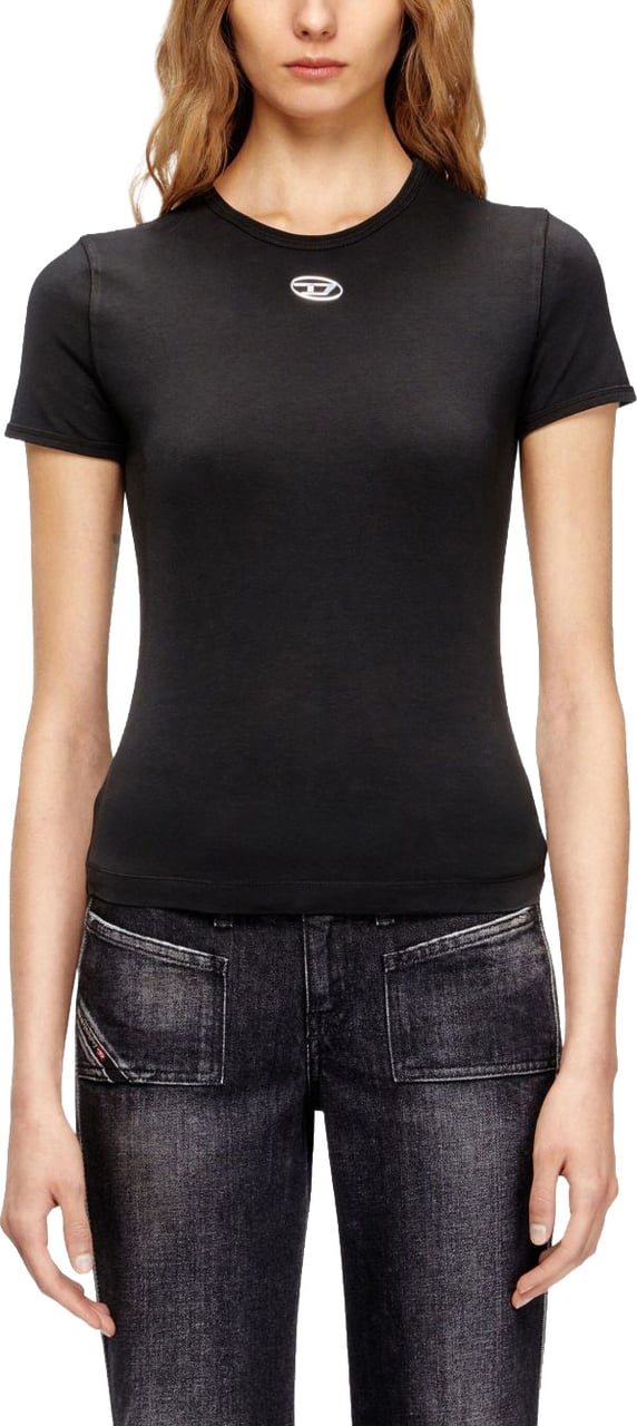 Diesel T-Shirts And Polos Black Zwart
