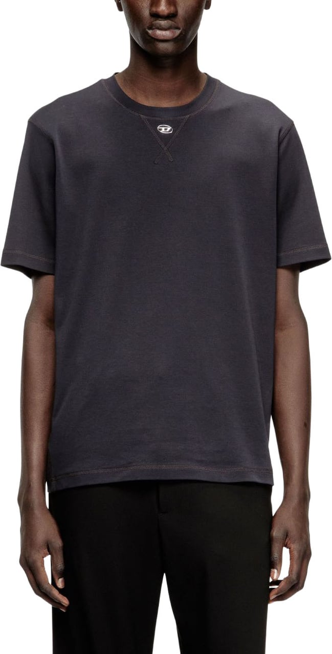 Diesel T-Shirts And Polos Grey Donkergrijs
