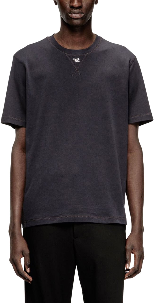 Diesel T-Shirts And Polos Grey Grijs