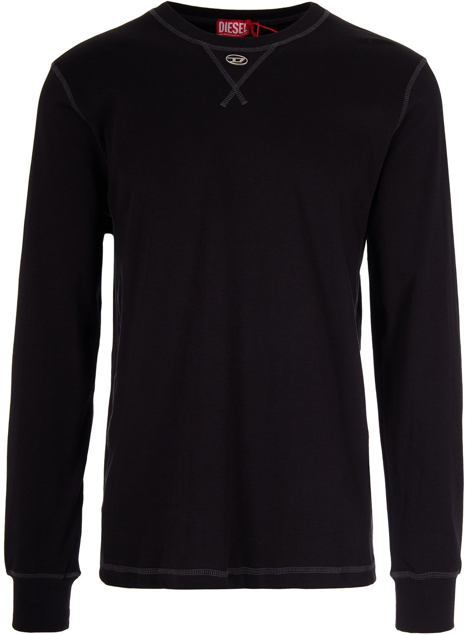 Diesel T-Shirts And Polos Black Zwart