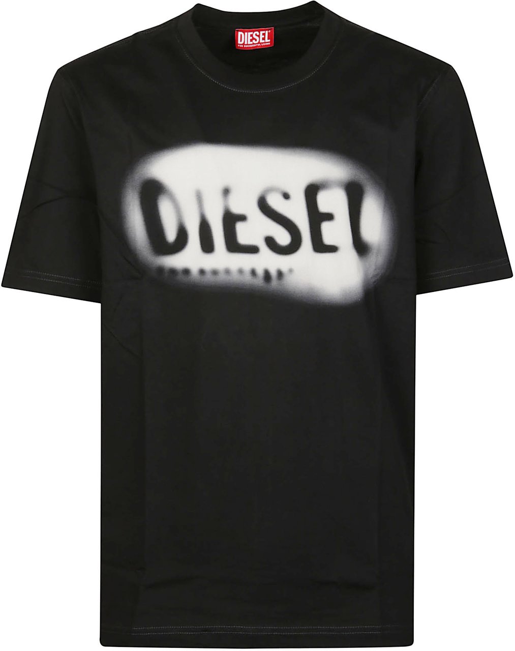 Diesel T-adjust V2 T-shirt Black Zwart