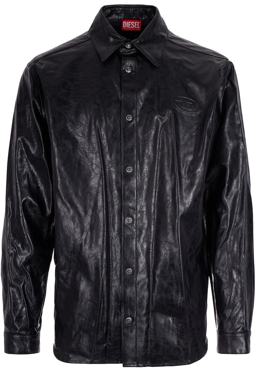 Diesel Shirts Black Zwart