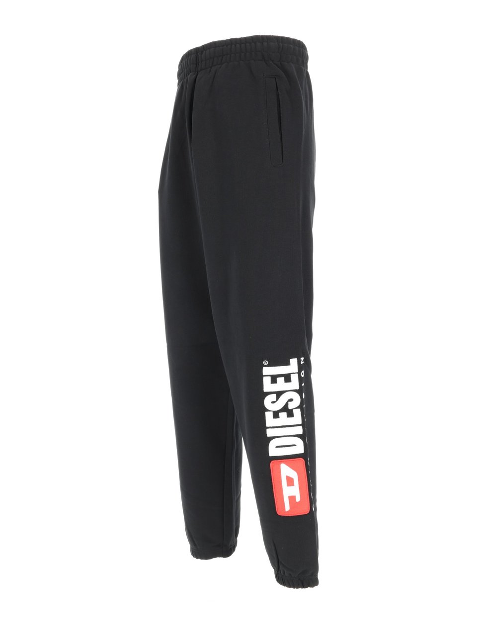 Diesel Black P-Marky Div Cropped Pants Zwart