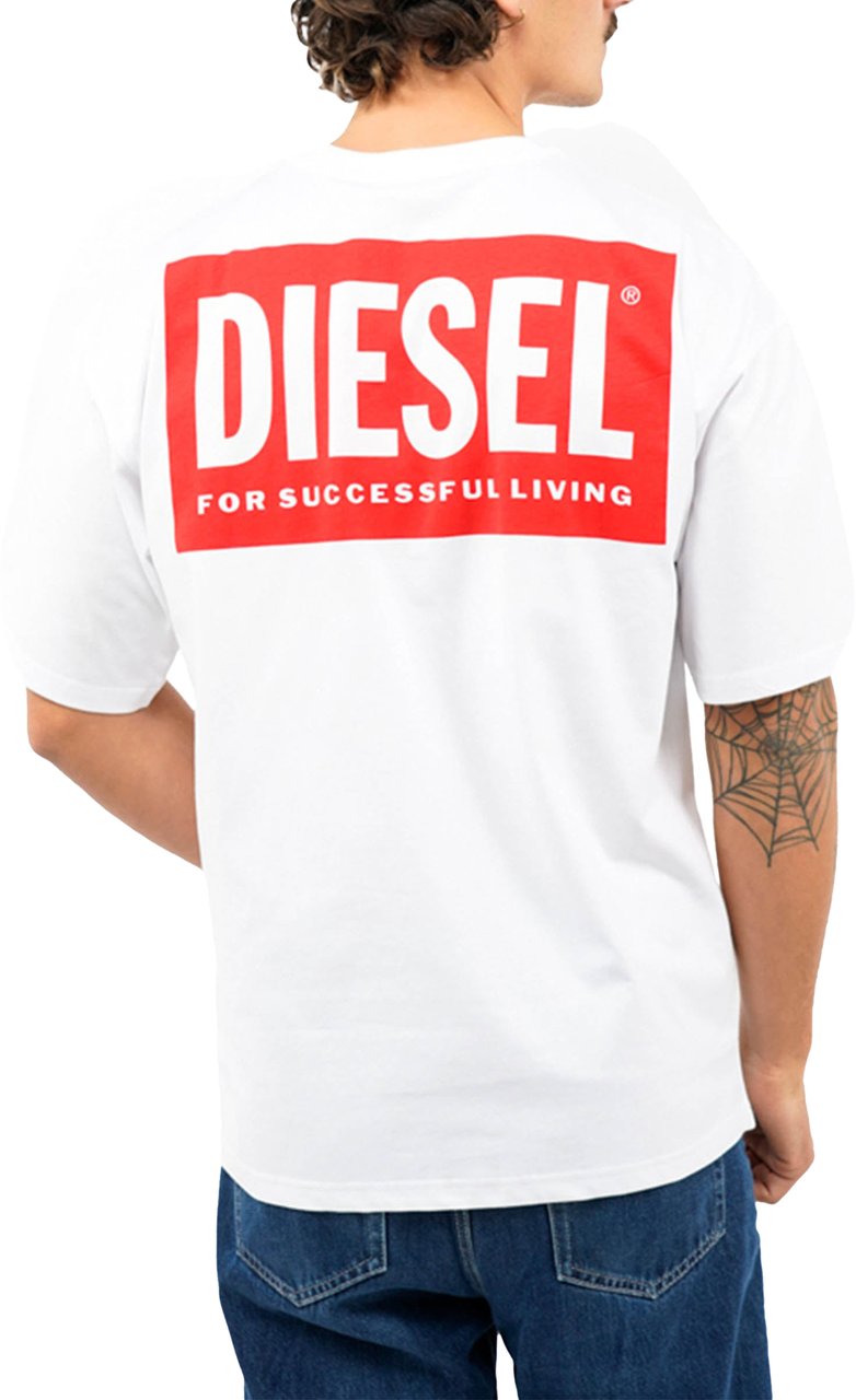 Diesel Boxt Bisk T-Shirt Wit