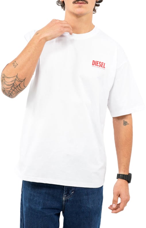 Diesel Boxt Bisk T-Shirt Wit