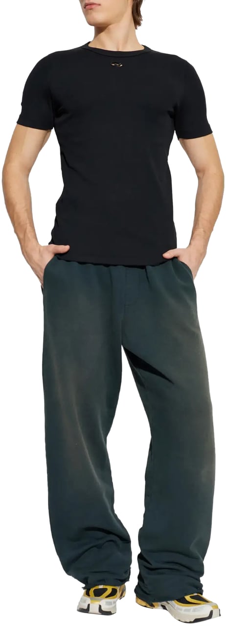 Diesel T-ribber-dco Zwart