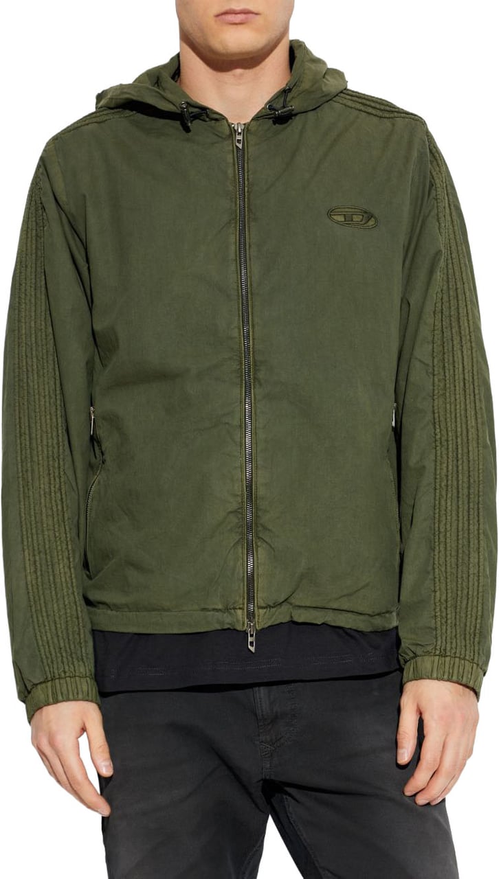 Diesel Jackets Kaki Donkergroen