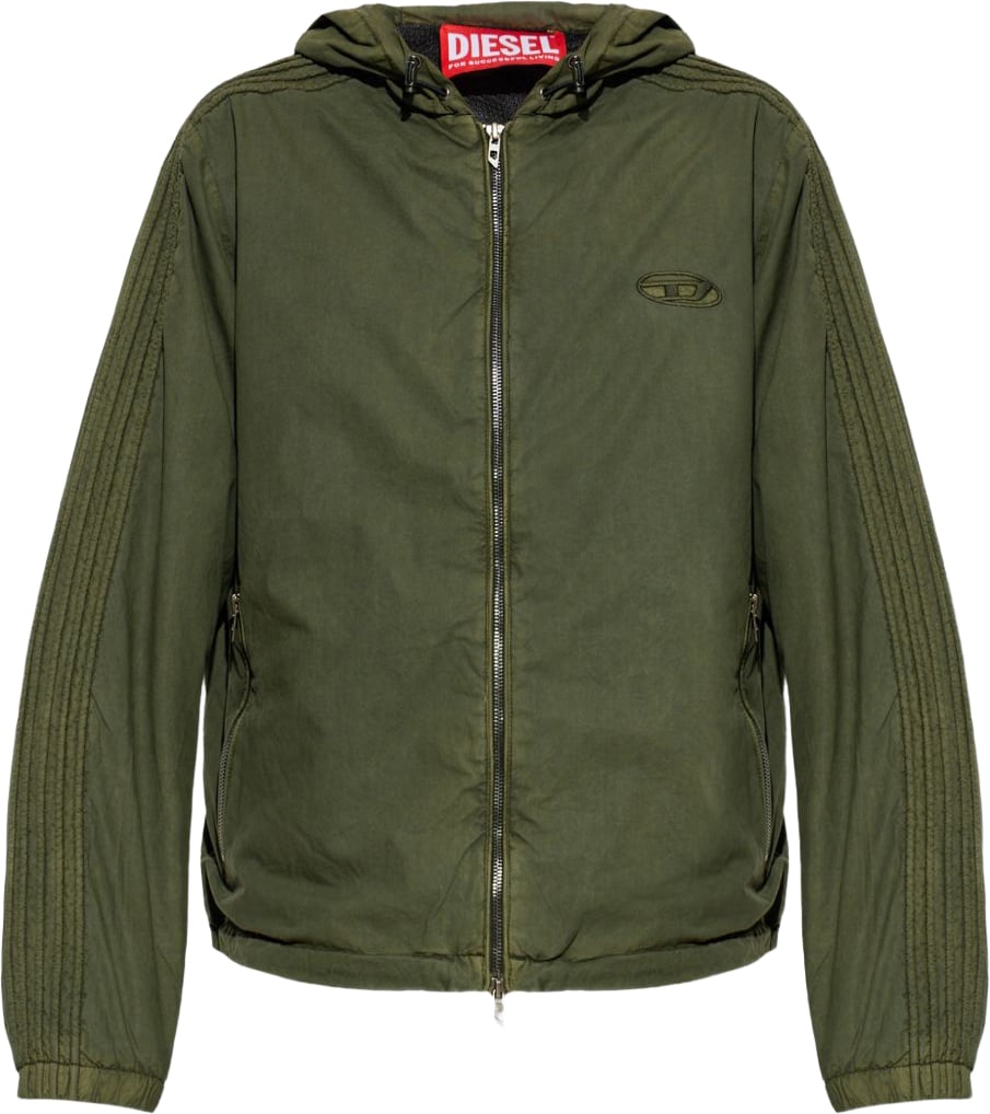 Diesel Jackets Kaki Donkergroen
