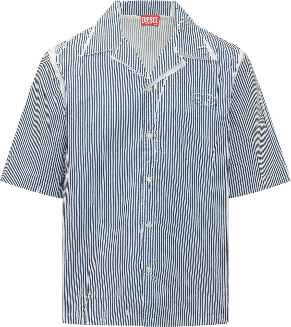 Diesel S-Brack-QMBZ Blouse Blauw