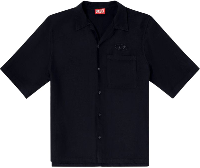 Diesel Shirts Black Zwart