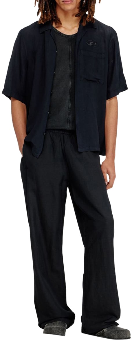 Diesel Shirts Black Zwart