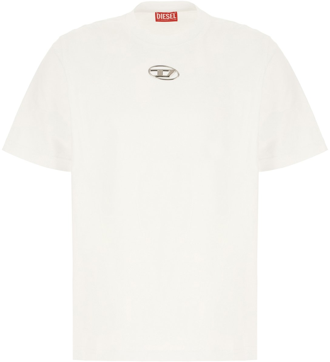 Diesel Diesel White cotton t-shirt Wit