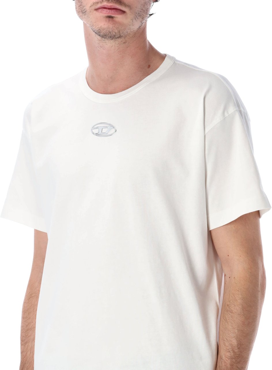 Diesel Diesel T-Norm-Iod Organic cotton t-shirt Wit