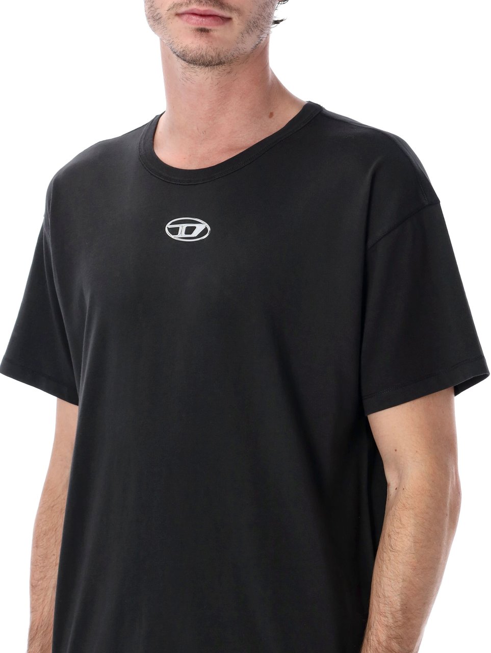 Diesel Diesel T-Norm-Iod Organic cotton t-shirt Zwart