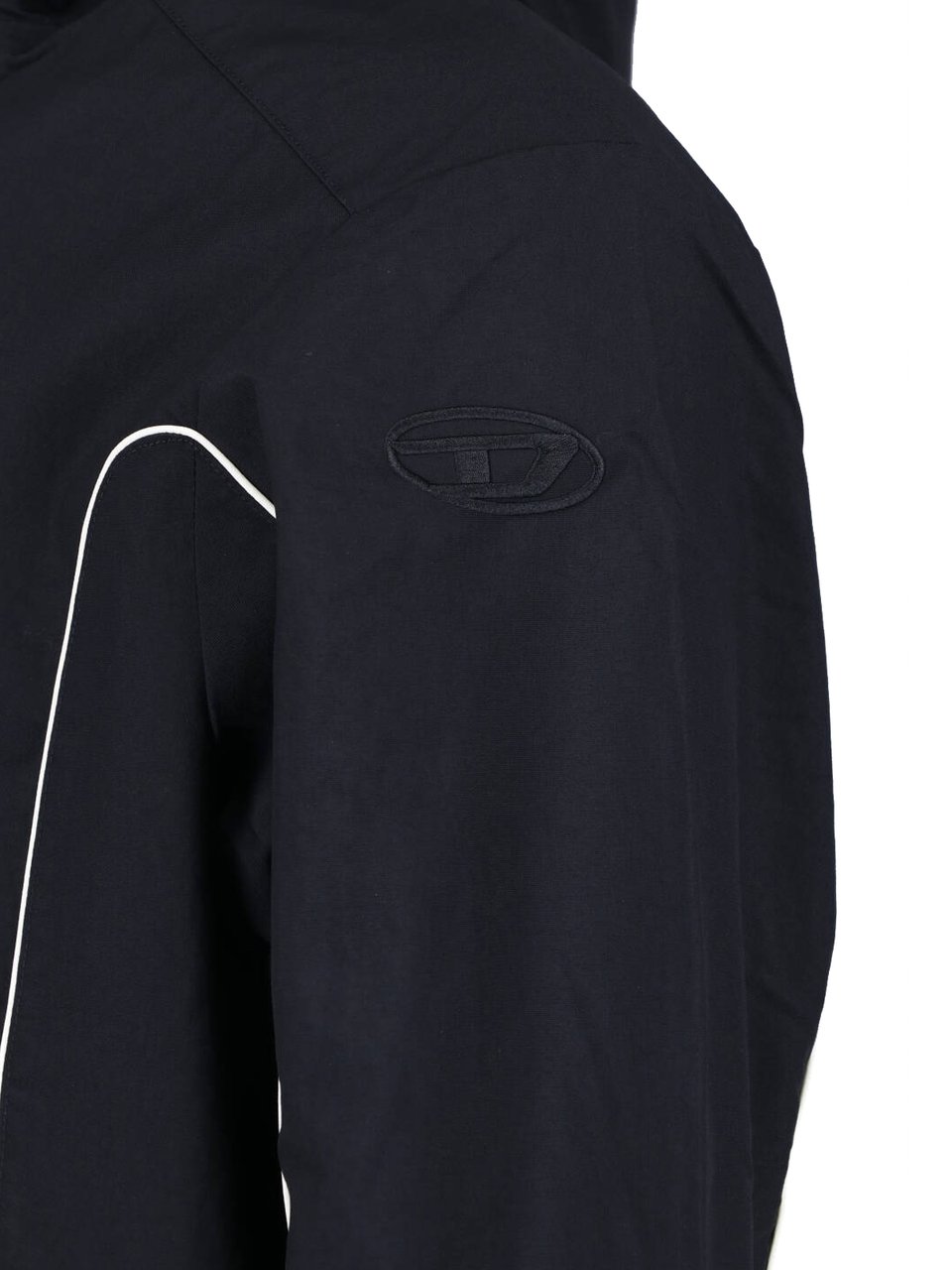 Diesel Black J-Hives Fabric Jacket Zwart