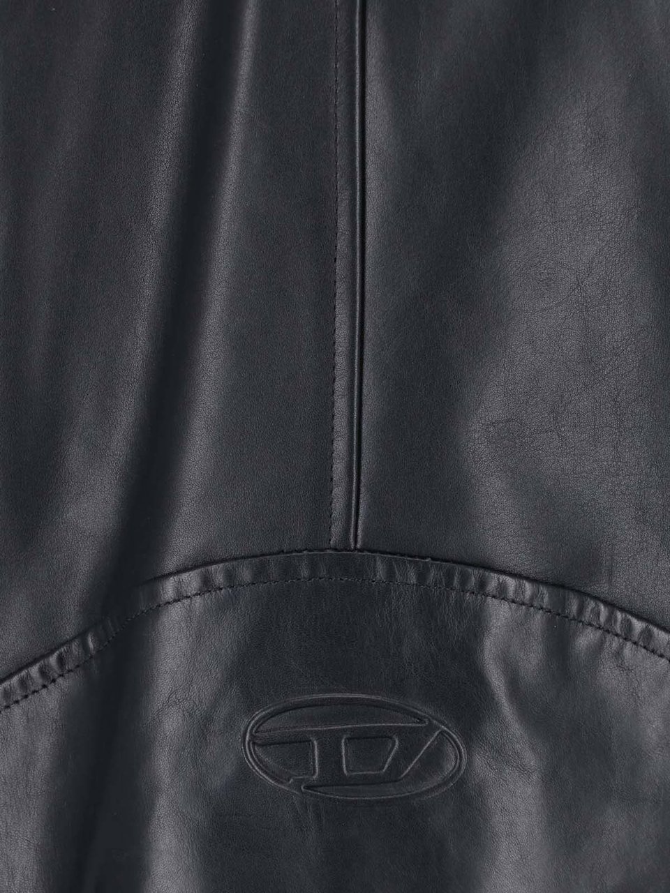 Diesel Classic Biker Jacket with Asymmetrical Zipper Zwart