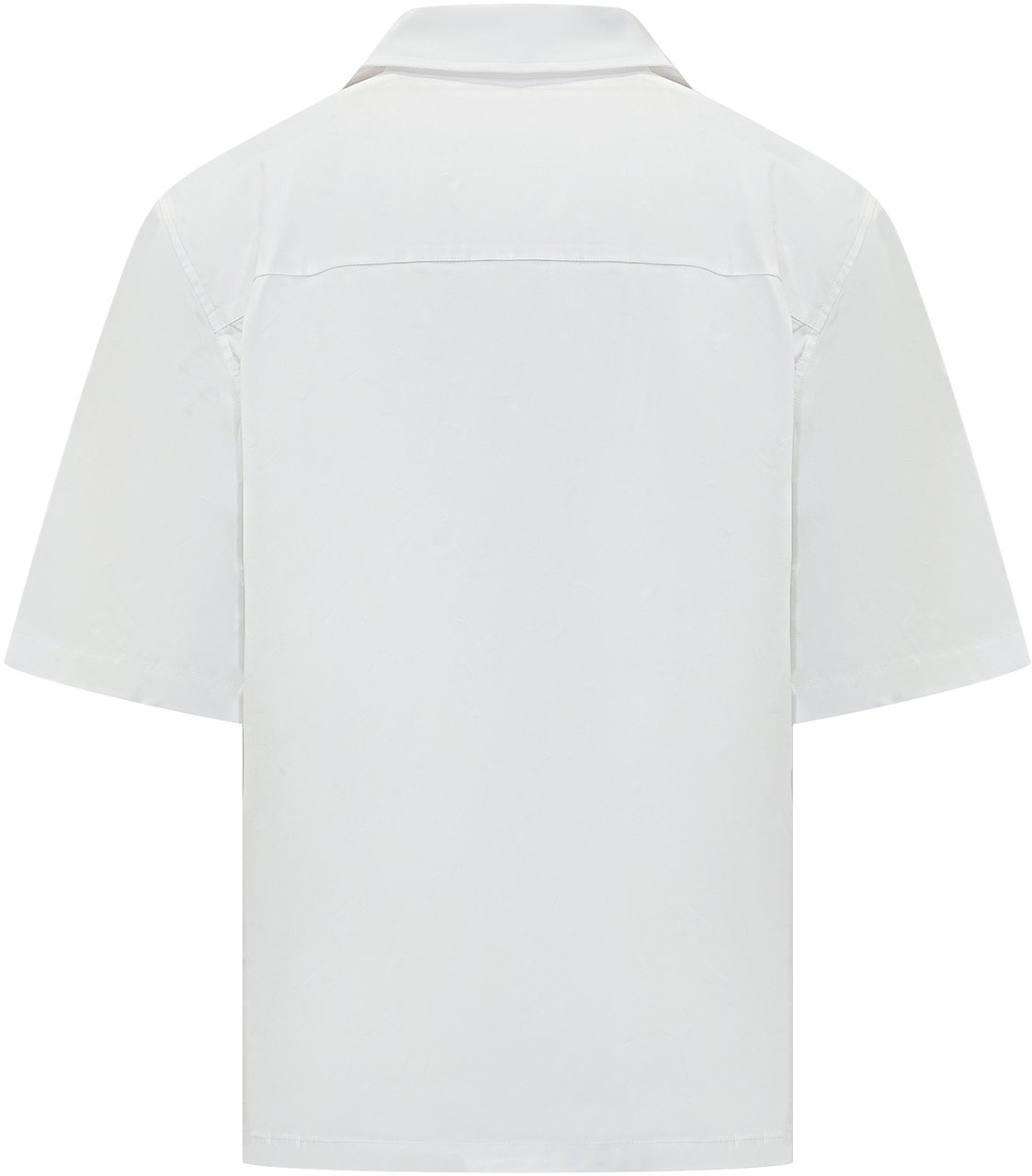 Diesel Camicia A Maniche Corte Con Colletto Aperto Wit