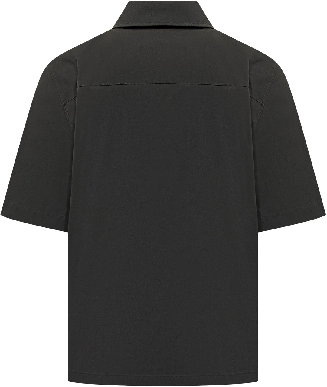 Diesel Camicia A Maniche Corte Con Colletto Aperto Zwart