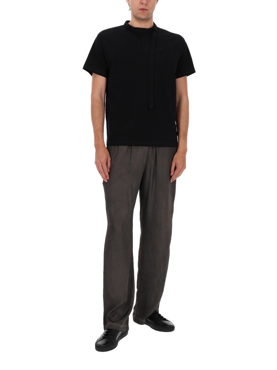 Diesel P-Theck-Albg Relaxed Fit Viscose Pants Bruin