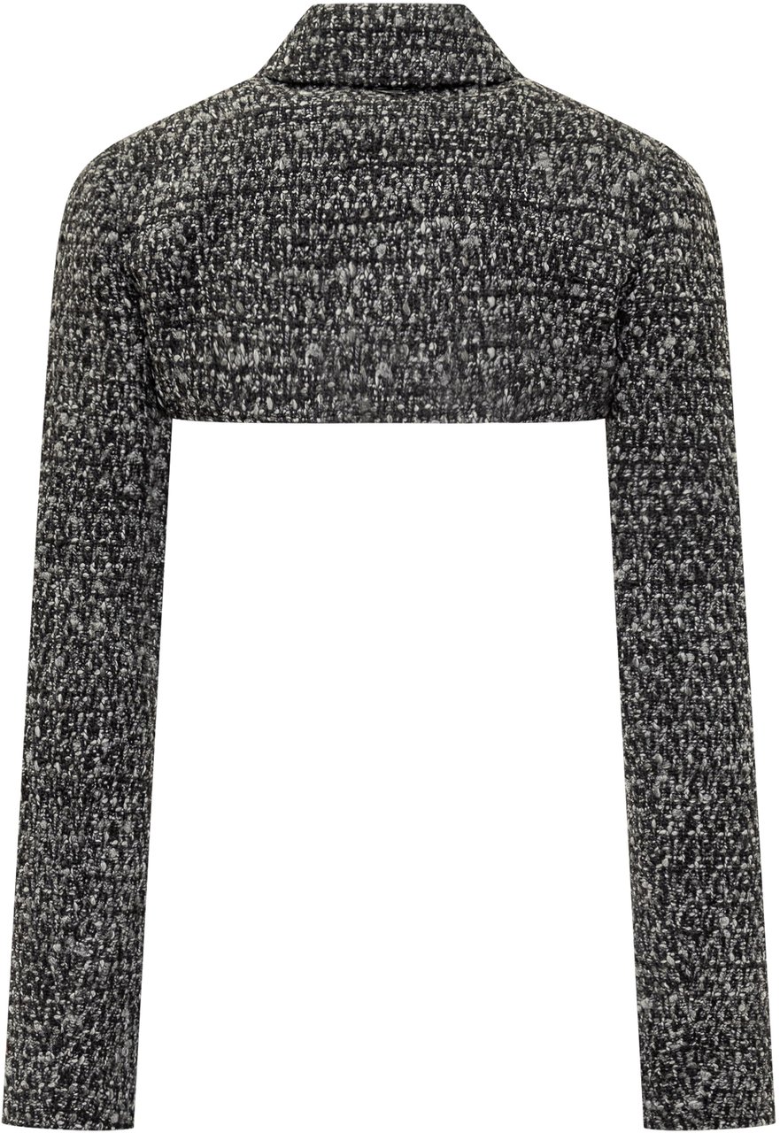 Diesel Diesel Bolero Cropped in Tweed Zwart