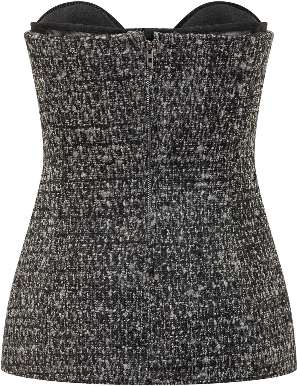 Diesel Diesel Bustier Strapless in Tweed Donkergrijs