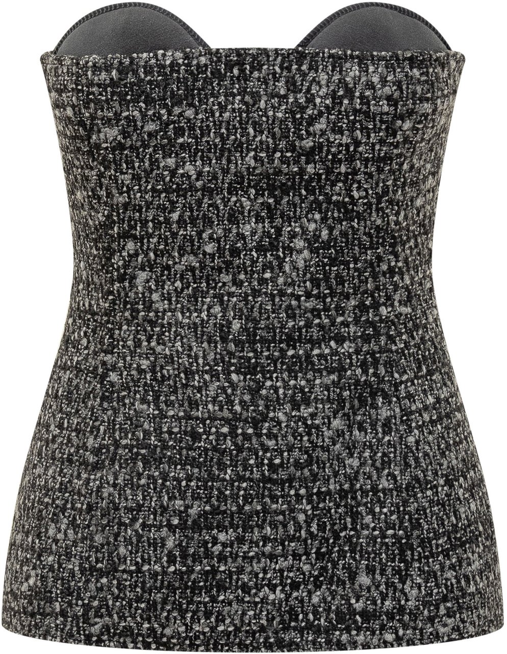 Diesel Diesel Bustier Strapless in Tweed Donkergrijs
