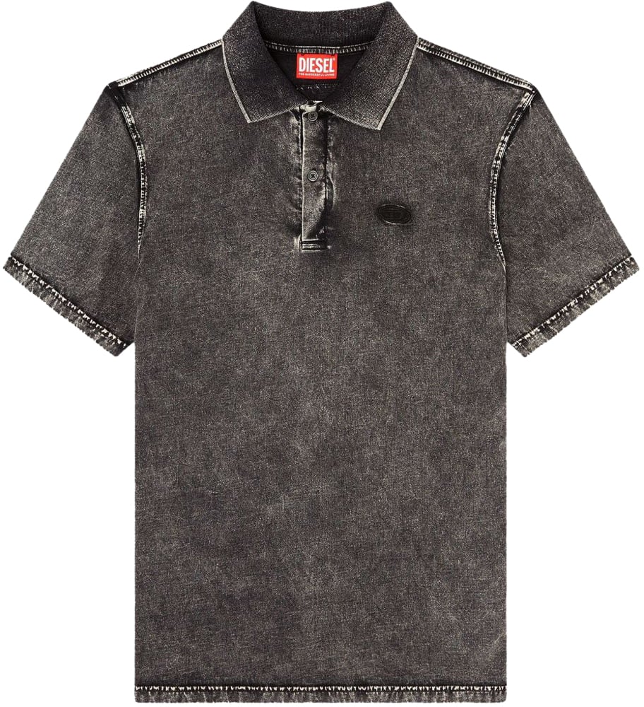 Diesel T-Shirts And Polos Anthracite Grijs