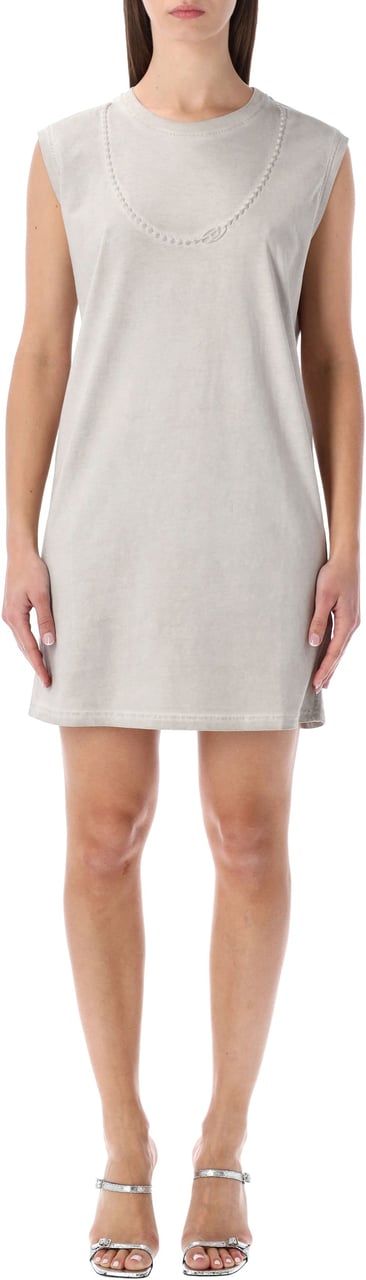 Diesel D-Embd Tshirt Dress Grey Mist Grijs