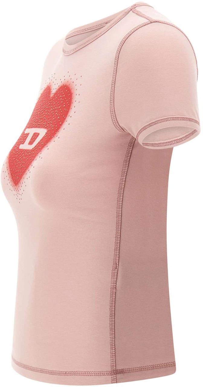 Diesel T-Shirts And Polos Pink Roze