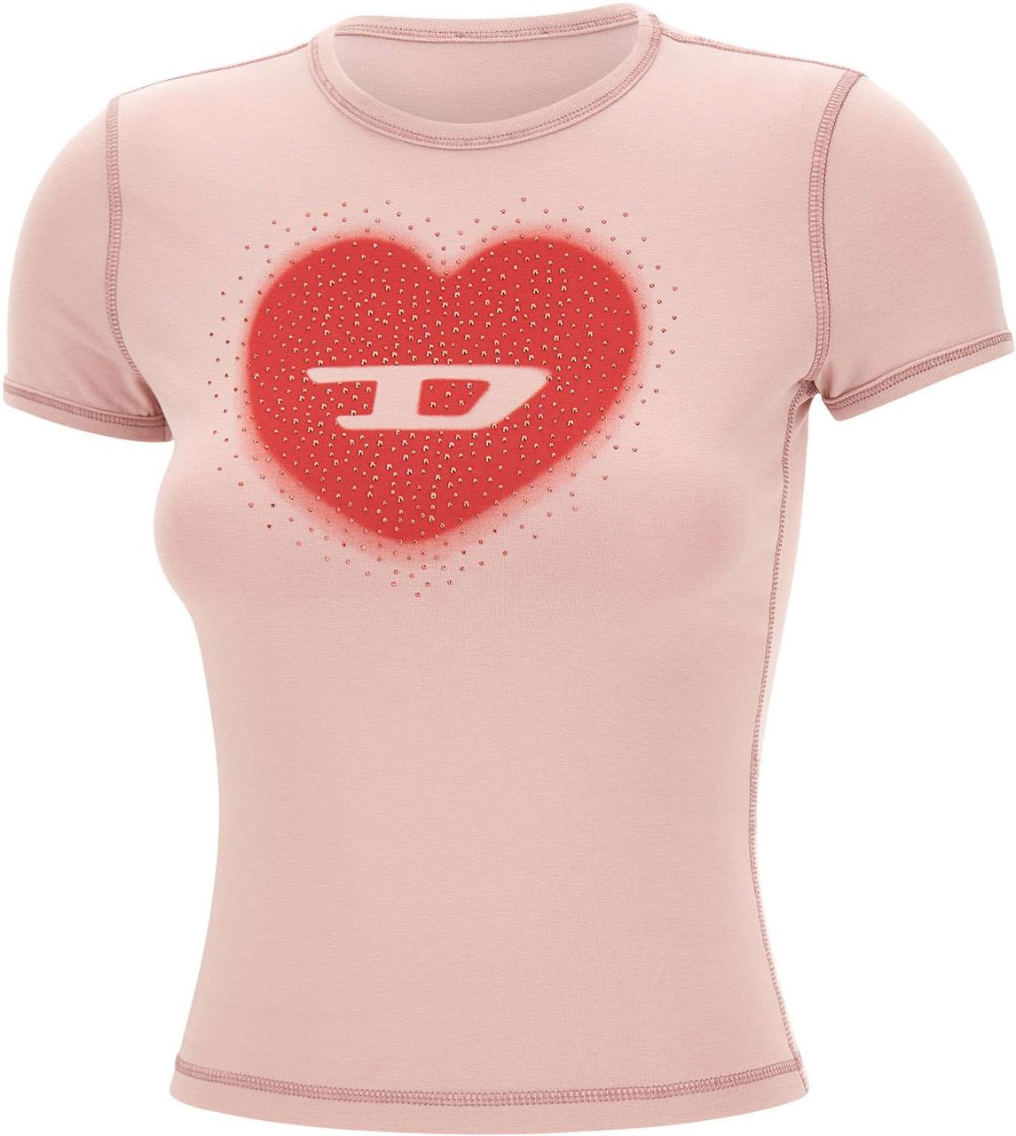 Diesel T-Shirts And Polos Pink Roze