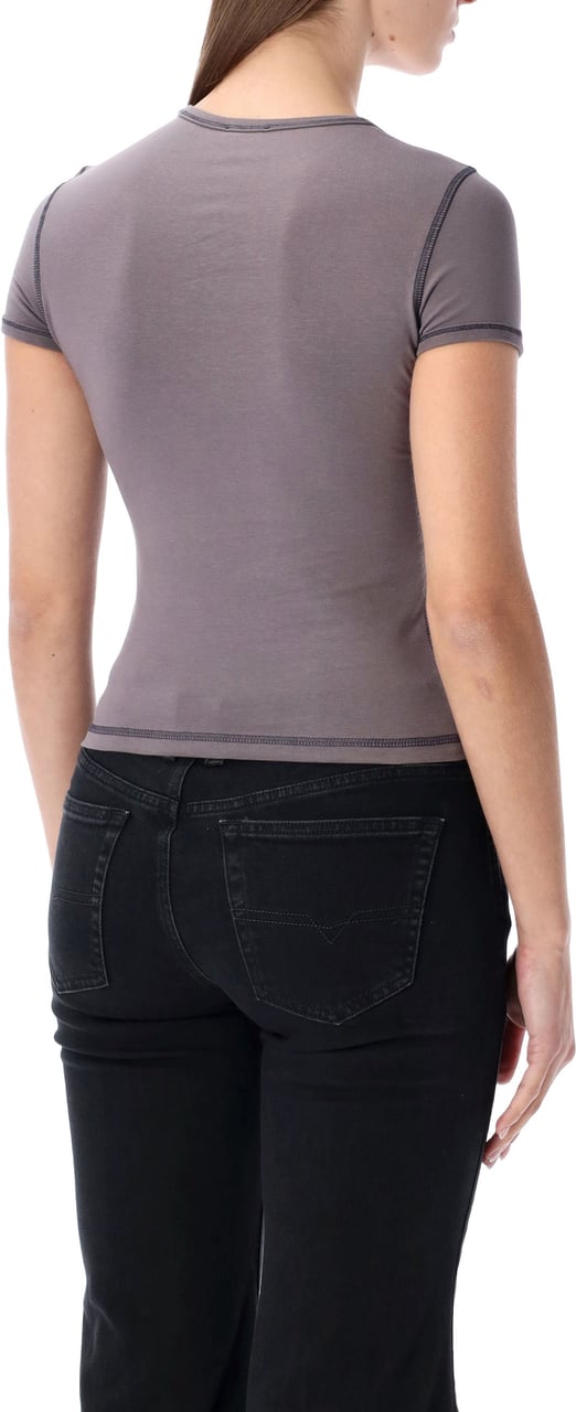 Diesel T-Uncuties Heart Tee Grigio Grijs