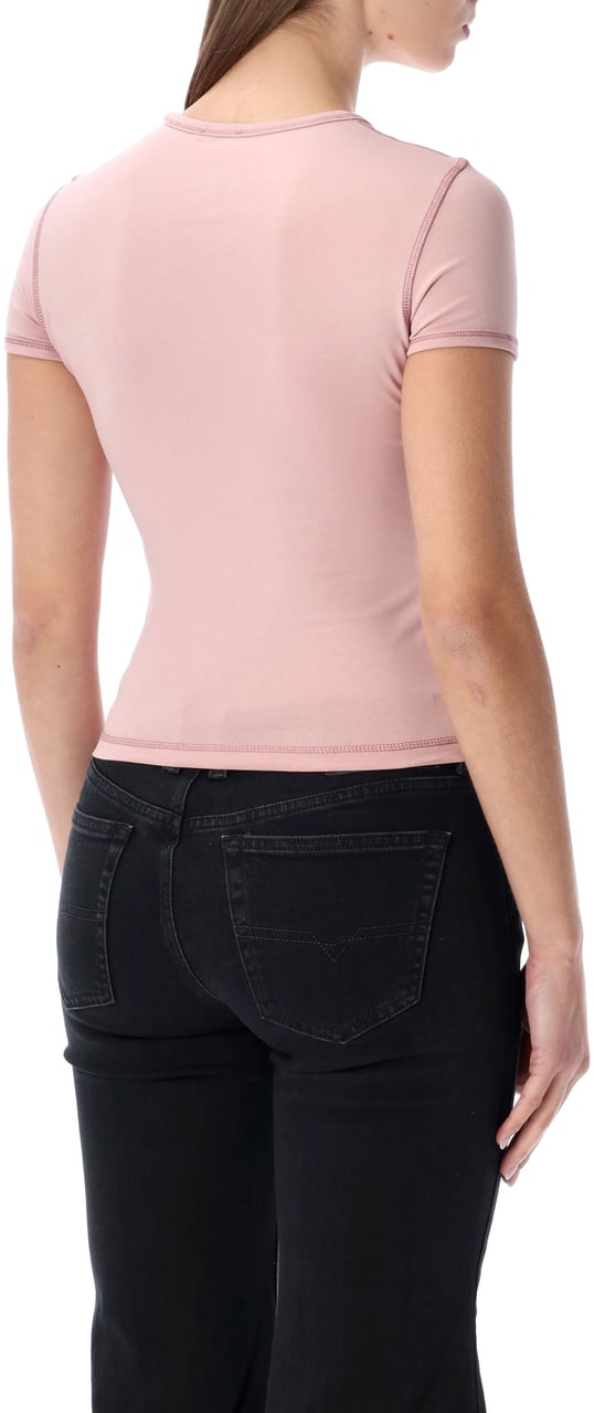 Diesel Diesel T-Uncuties heart logo t-shirt Roze