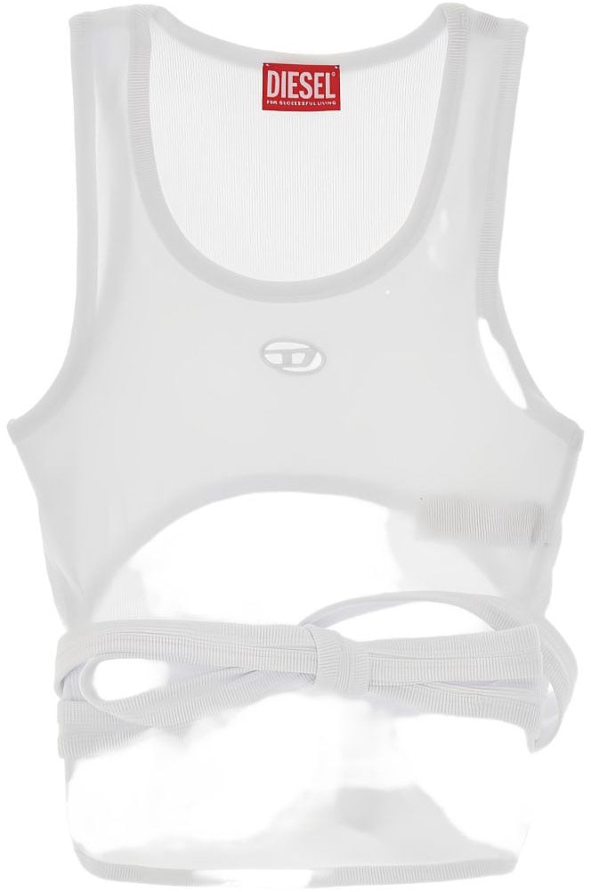 Diesel Top White Wit