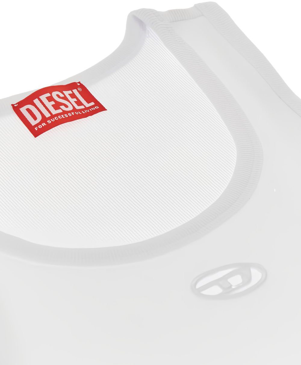 Diesel Top White Wit