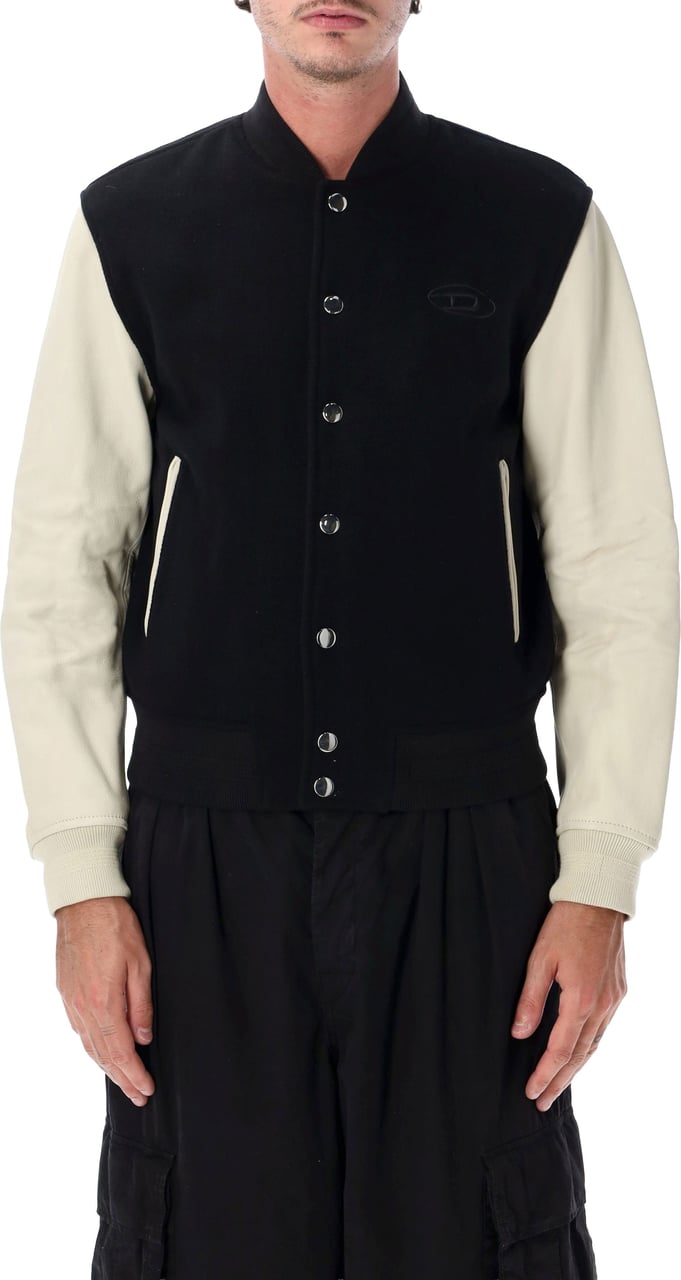 Diesel Arry College Bomber Nero Zwart
