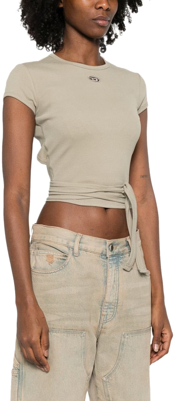 Diesel T-Shirts And Polos Green Groen