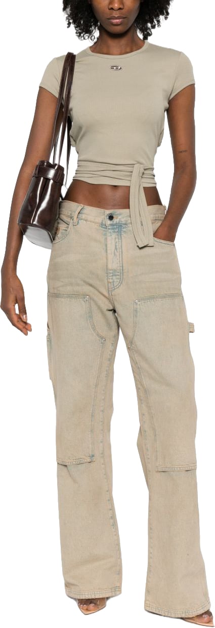 Diesel T-Shirts And Polos Green Groen