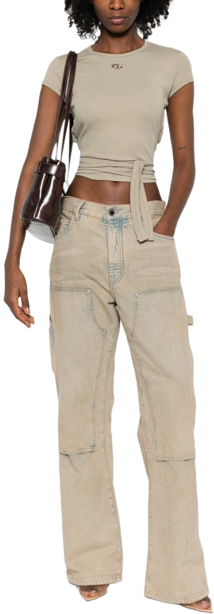 Diesel T-Shirts And Polos Green Groen