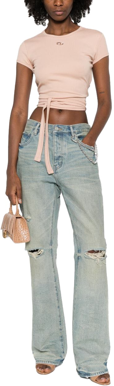 Diesel T-Shirts And Polos Powder Roze