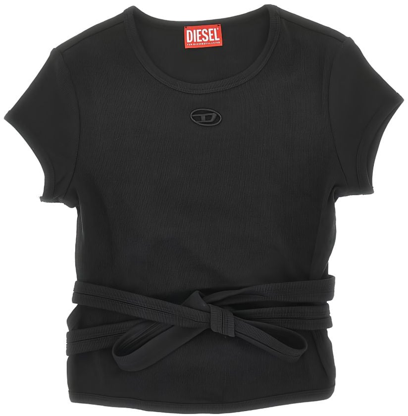 Diesel T-Shirts And Polos Black Zwart