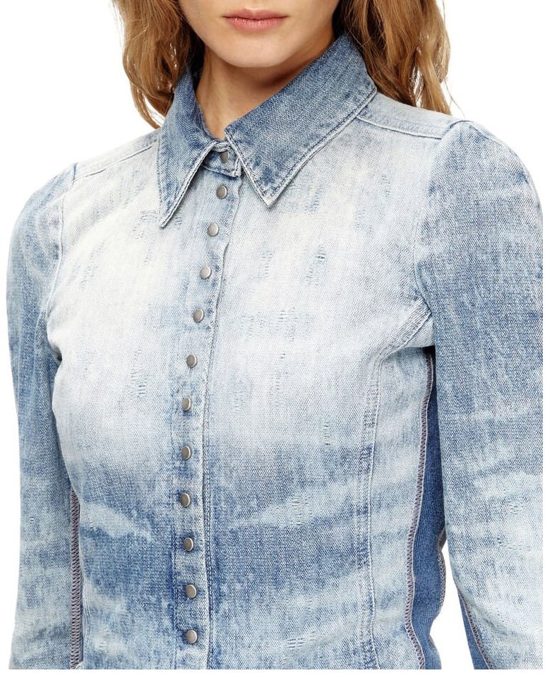 Diesel Shirts Blue Blauw