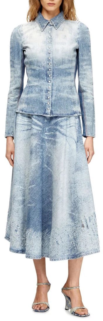 Diesel Shirts Blue Blauw