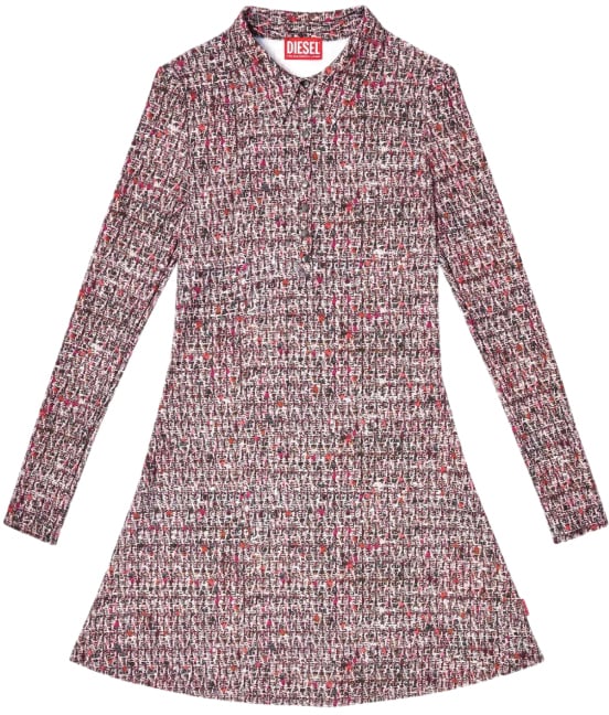 Diesel D Polyna Dress Pink Roze