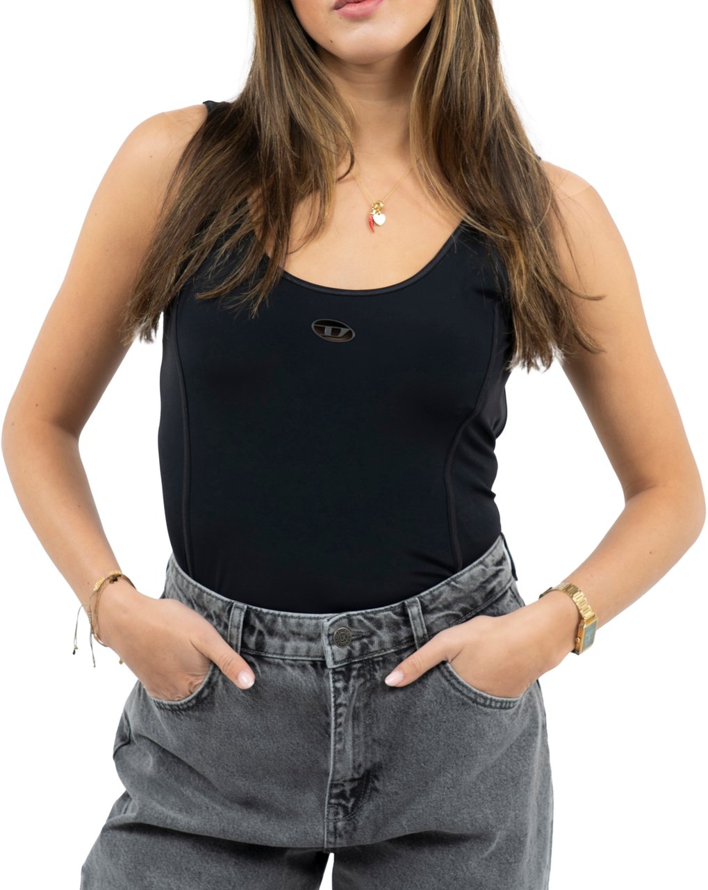 Diesel Rachele Uw Body Zwart