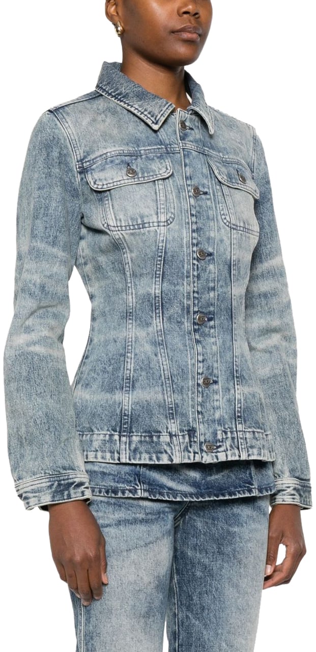 Diesel Jackets Blue Blauw