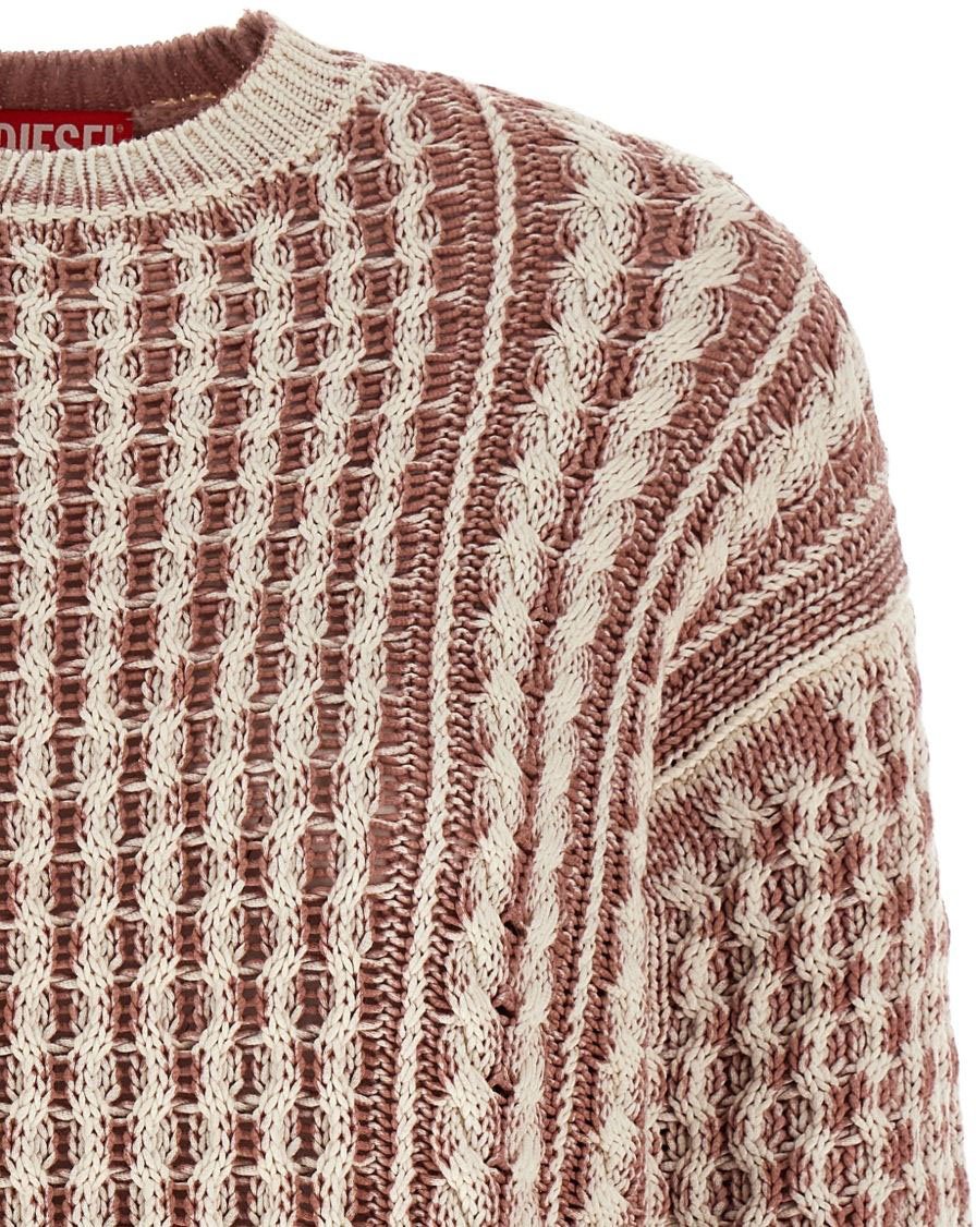 Diesel Sweaters Rose Creme Roze