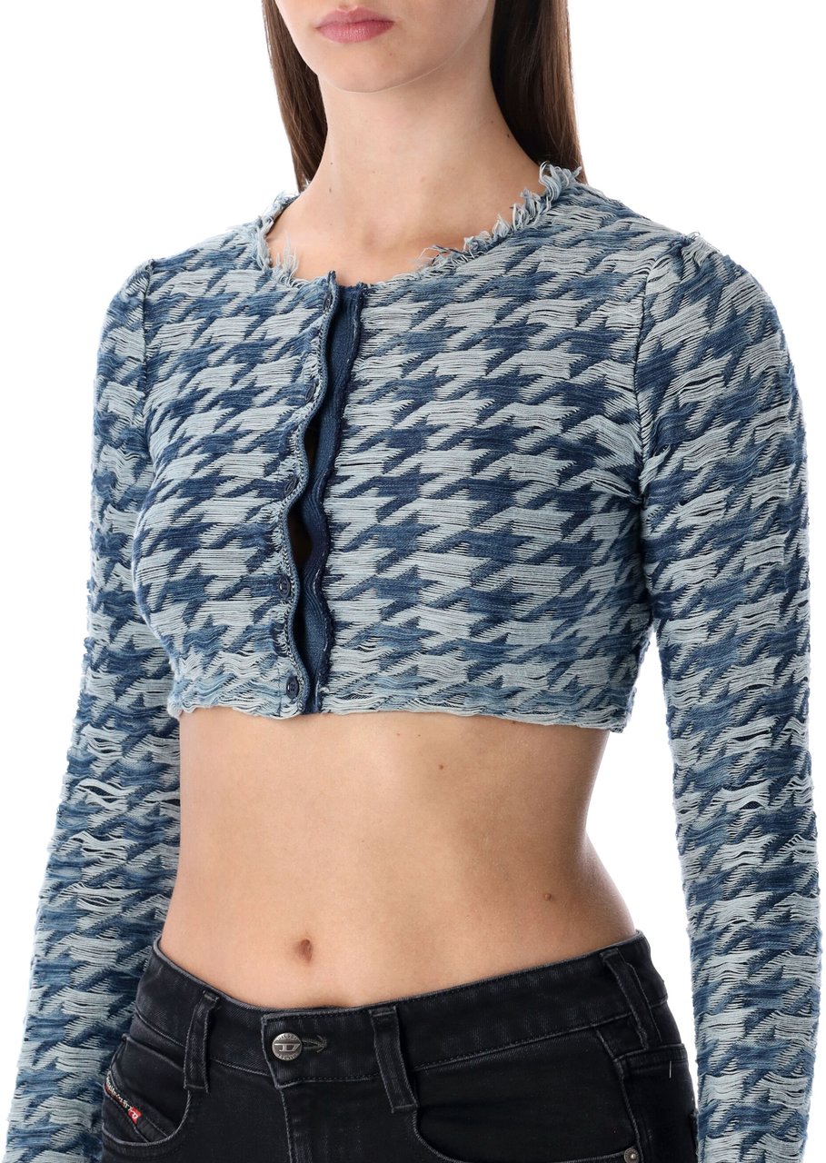 Diesel Mini Cardigan Blue Blauw