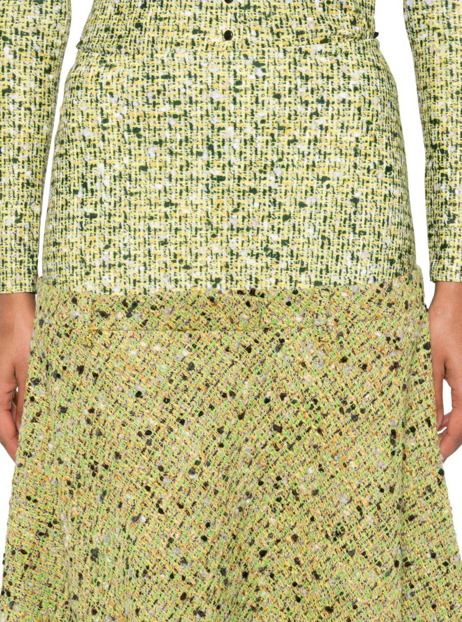 Diesel Grace Mix Skirt Green Groen