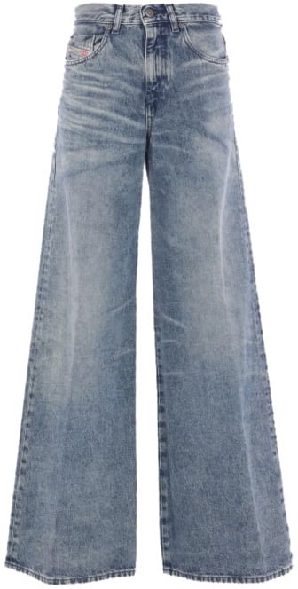 Diesel 1978 D Akemi Fsh Denim Pants Blue Blauw