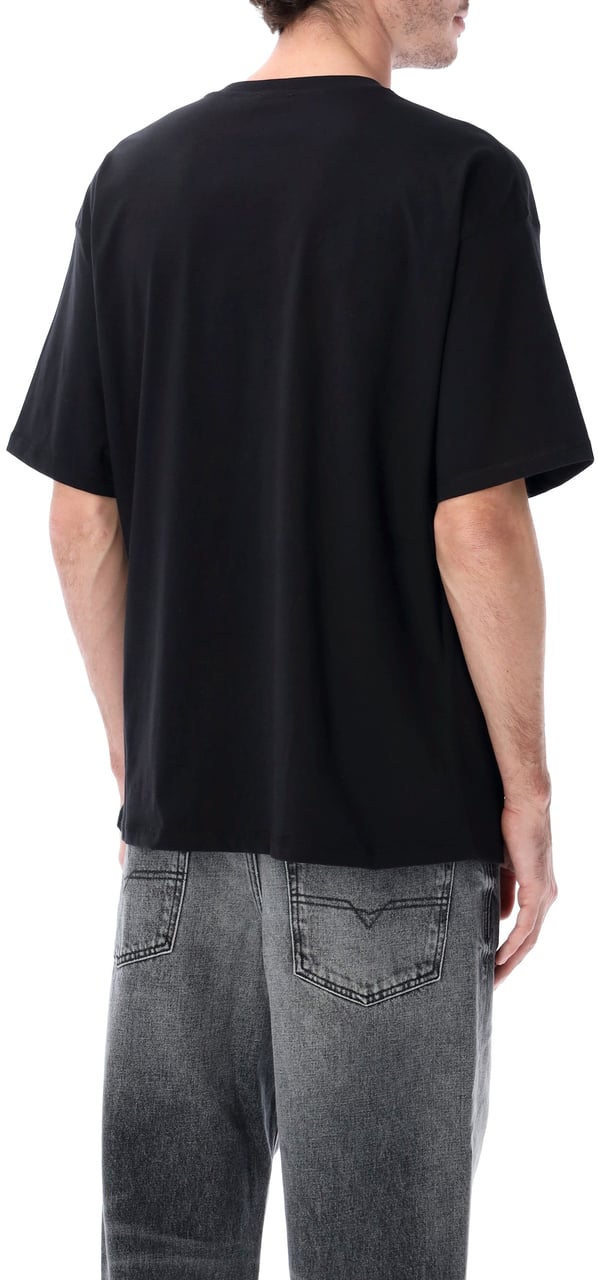 Diesel Diesel T-Lucien-Ihbi cotton t-shirt Zwart